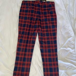 Men’s plaid cigarette trousers (NEW)